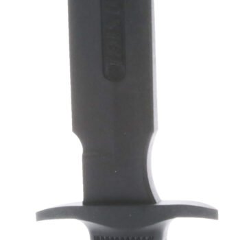 Cold Steel CS92R14R1 Military Classic Trainer 6.75" Fixed Plain Black Santoprene Blade, 4.75" Black Santoprene Handle