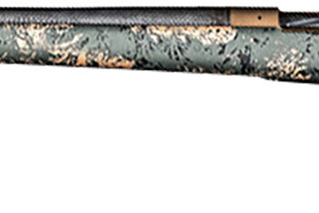 Christensen Arms 8010620900 Ridgeline FFT 7mm-08 Rem 4+1 20" Carbon Fiber/Threaded Barrel, Burnt Bronze Cerakote, Green with Black/Tan Accents Stock, Left Hand