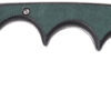 CRKT 2396 Minimalist 2.15" Fixed Spear Point Plain Stonewashed 8Cr13MoV SS Blade/Green Polished Resin Infused Fiber Handle 1 150964