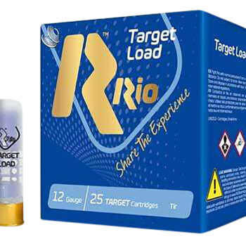 Rio Ammunition TG369 Target Load High Velocity 12Gauge 2.75" 1 1/4oz 9Shot 25 Per Box/10 Case