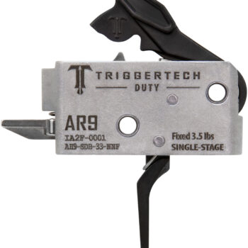 TriggerTech AH9SDB33NNF Duty  Flat Trigger Single-Stage 3.50 lbs Draw Weight Fits AR-9