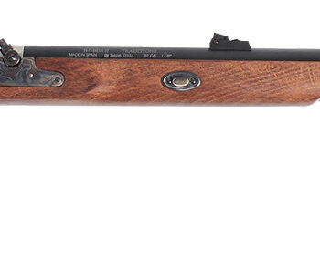 Traditions R392001 ShedHorn  50 Cal Musket 26" Black Cerakote Fluted Barrel, Fixed Hardwood  Stock