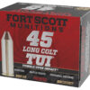 Fort Scott Munitions 45LC225SCV Tumble Upon Impact (TUI) 45LongColt 225gr Solid Copper Spun 20 Per Box/25 Case 2 155066