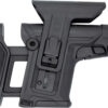 FAB Defense FXRAPSCB RAPS Rapid Adjustment Precision Stock-Collapsible Fits Mil-Spec/Commercial Buffer Tubes Integrated Cheek-Rest & Adjustable LOP Ambidextrous 1Latch System Black Polymer 1 158205