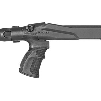 FAB Defense FXM4R1022B M4 Conversion Kit Chassis, Black, Adj. Folding GL-CORE Stock, Finger Groove Pistol Grip, Pic. Accessory Rails, Fits Ruger 10/22 (Standard & Bull Barrels)