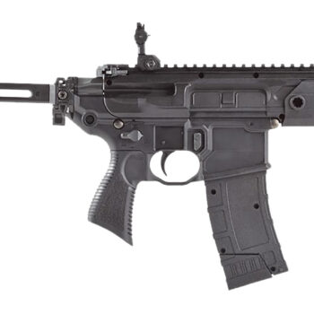 Sig Sauer Airguns AIR-RATTLER-BB MCX Rattler  CO2 177 4.5mm Steel BB 30rd Semi-Automatic 300 FPS Velocity, 3rd Burst Mode, M-Lok Handguard, Flip-Up Sights, Folding Minimalist Stock