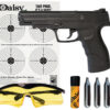 Daisy 985415242 415 Powerline Kit CO2 177 BB 21+1 495 fps, Black Polymer Frame with Pic. Rail, Fiber Optic Sight, Includes Ammo/Target/Glasses/CO2 Cartridges 2 158757