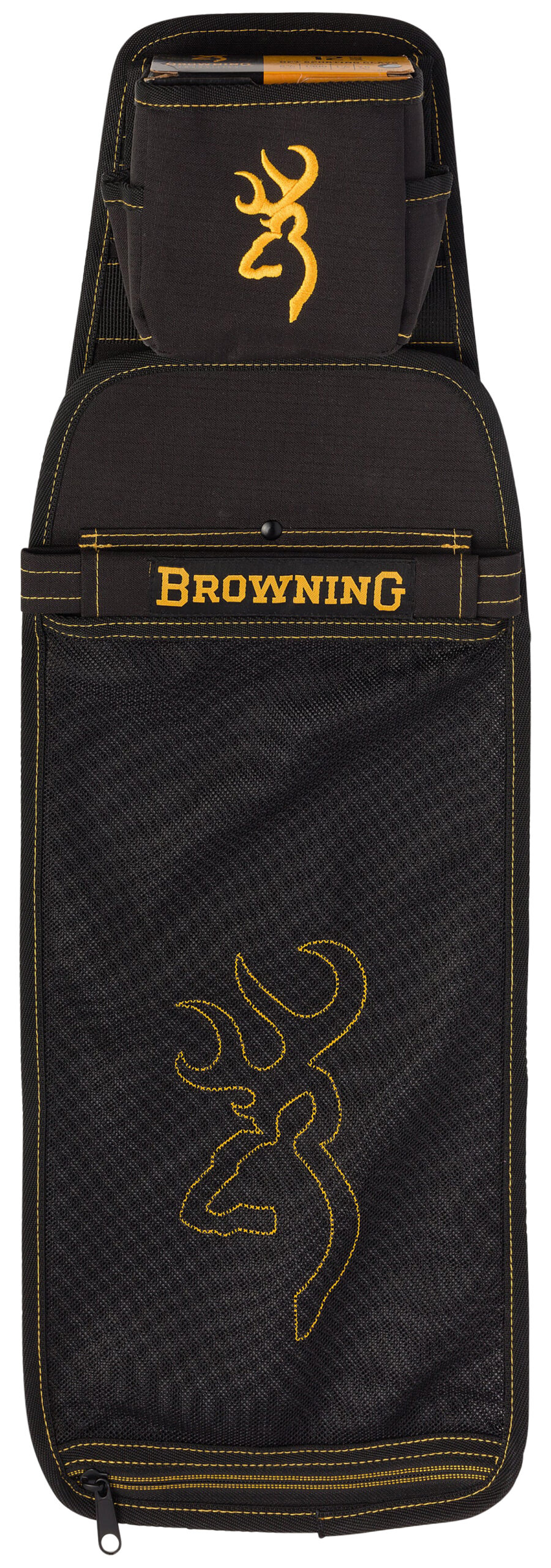 Browning 121095897 Shotshell Pouch Black/Gold Ripstop Ambidextrous 3 Browning 121095897 Shotshell Pouch Black/Gold Ripstop Ambidextrous