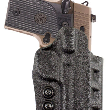 DeSantis Gunhide D94KAB6Z0 Cazzuto  OWB Black Kydex Paddle Fits Glock 19/19 Gen 5/19X/23/32/45 Right Hand