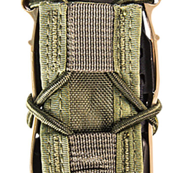High Speed Gear 11PT00OD TACO Mag Pouch Single, OD Green Nylon, Mounts to MOLLE & 2" Wide Belts