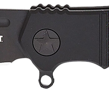 CRKT K245BKP Homefront Compact 2.91" Folding Plain Black DLC S35VN SS Blade, Black/Tan G10 Handle