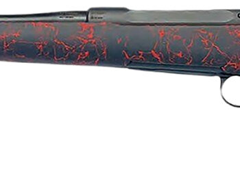 Sauer 80118093 100 Classic XT Sports South Exclusive Full Size 7mm Rem Mag 4+1 24.40" Matte Blued Steel Barrel & Drilled & Tapped Steel Receiver, Black/Red Webbing HS Precision Synthetic Stock