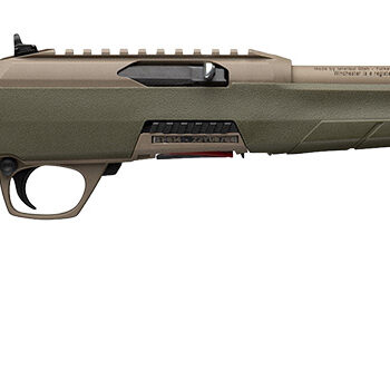 Winchester Repeating Arms 521159102 Wildcat SR 22 LR 10+1 16.50" Flat Dark Earth Threaded Barrel, Flat Dark Earth Picatinny Rail Polymer Receiver, Adj Cheek Piece & LOP OD Green Synthetic Stock