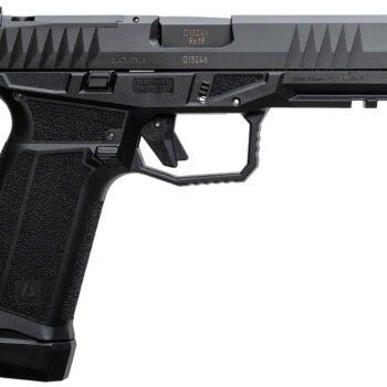 AREX 815537023893 Delta L Gen2 9mm Luger 17+1 4.50" Black Barrel, Black Nitride Optic Cut/Serrated Slide, Black Frame, Ambidextrous
