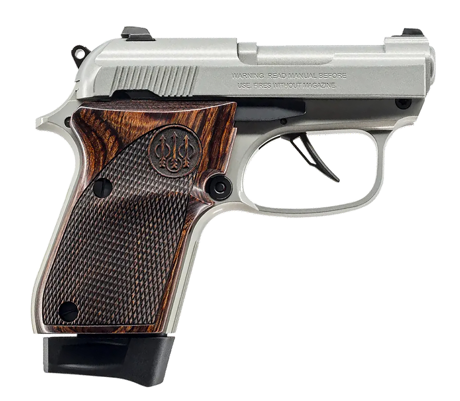 Beretta USA J30X32R8IN 30X Just In Case Micro-Compact Frame 32 ACP 8+1 2.90" Inox Carbon Steel Barrel & Serrated Slide, Inox Aluminum Frame, Helica Textured Wood Grip 3 Beretta USA J30X32R8IN 30X Just In Case Micro-Compact Frame 32 ACP 8+1 2.90" Inox Carbon Steel Barrel & Serrated Slide, Inox Aluminum Frame, Helica Textured Wood Grip