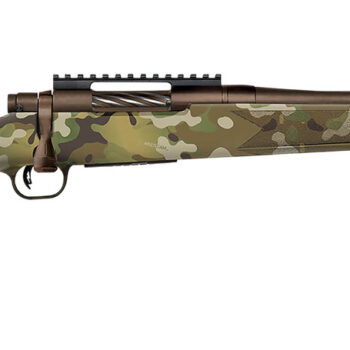 Mossberg 28276 Patriot  Compact 308 Win 5+1 18" Patriot Brown Cerakote Threaded Bull Barrel, Patriot Brown Cerakote Steel Receiver w/Picatinny Rail, MultiCam Fixed Synthetic Stock