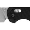 Kershaw 6110 Bel Air XL 3.40" Folding Plain Stonewashed CPM MagnaCut Steel Blade, Black Textured G10 Handle 1 185499