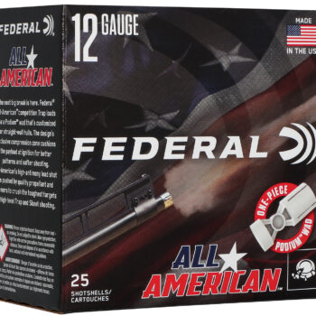 Federal FAA12L18 All-American  12Gauge 2.75" 1oz 8Shot 25 Per Box/10 Case