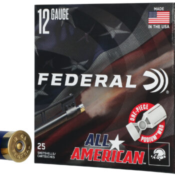 Federal FAA12HC8 All-American  12Gauge 2.75" 1 1/8oz 8Shot 25 Per Box/10 Case