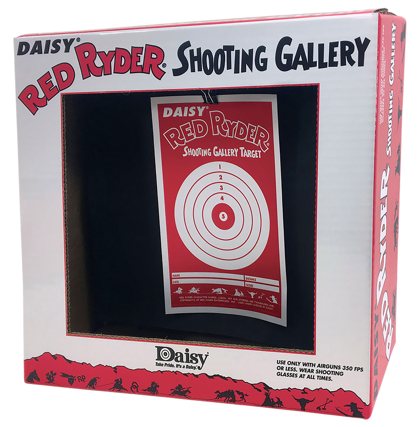 Daisy 993164-302 Red Ryder Shooting Gallery Hanging Paper Airgun Red/White 3 Daisy 993164-302 Red Ryder Shooting Gallery Hanging Paper Airgun Red/White