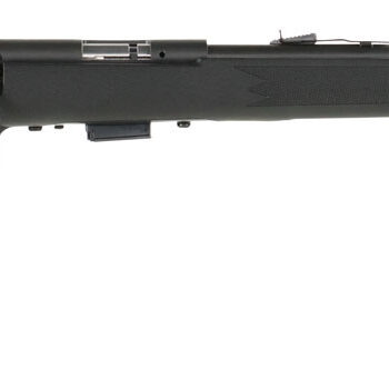 Savage Arms 91800 93 F Full Size 22 WMR 5+1 21" Matte Black Sporter Barrel, Matte Black Carbon Steel Receiver, Matte Black Fixed Synthetic Stock, Right Hand