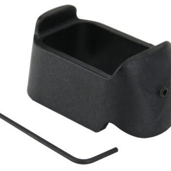 Pachmayr 03852 Mag Sleeve  made of Polymer with Black Finish for Glock 19,23 Mags to fit Glock 26 & 27 Models