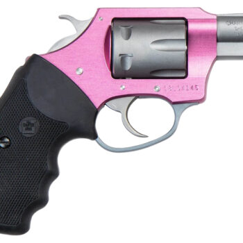 Charter Arms 52230 Pathfinder Lite Pink Lady Small 22 LR, 8 Shot 2" Matte Stainless Steel Barrel & Cylinder, Pink Aluminum Frame w/Black Finger Grooved Rubber Grip, Exposed Hammer