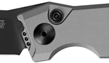 Kershaw 7900GRYBLK Launch 7 3.75" Folding Clip Point Drop Point Plain Black DLC CPM 154 SS Blade Gray Anodized Aluminum Handle Includes Pocket Clip