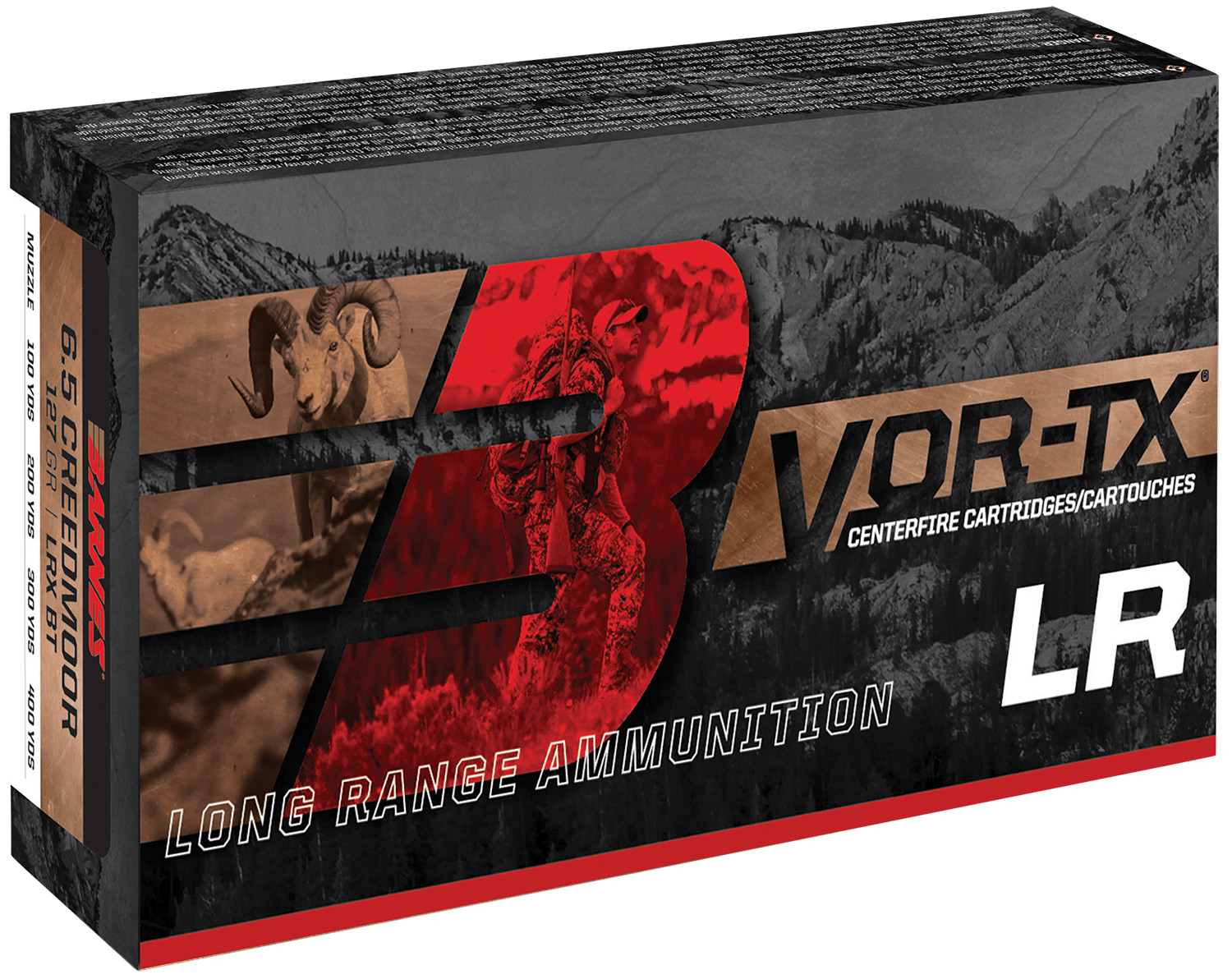 Barnes Bullets 29013 VOR-TX Long Range 300Win Mag 190gr LRX Boat Tail 20 Per Box/10 Case 3 Barnes Bullets 29013 VOR-TX Long Range 300Win Mag 190gr LRX Boat Tail 20 Per Box/10 Case