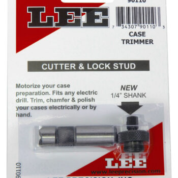 Lee Precision 90110 Cutter & Lock Stud Case Trimmer Stainless Steel