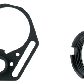 Strike Industries ARMFEP&ACN Multi-Function End Plate and Castle Nut Steel Black