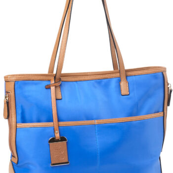 Bulldog BDP057 Tote Purse w/Holster Electric Blue Nylon Most Sm Pistols & Revolvers Right Hand