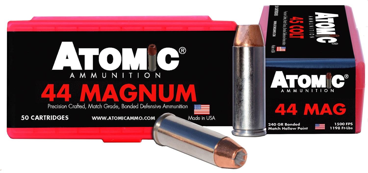 Atomic Ammunition 00440 Pistol Precision Craft 44Rem Mag 240gr Bonded Match Hollow Point 50 Per Box/10 Case 3 Atomic Ammunition 00440 Pistol Precision Craft 44Rem Mag 240gr Bonded Match Hollow Point 50 Per Box/10 Case