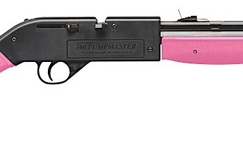 Crosman 760P 760 Pumpmaster Pump Air Rifle Pump 177 18+1 Shot Black Black Receiver Pink