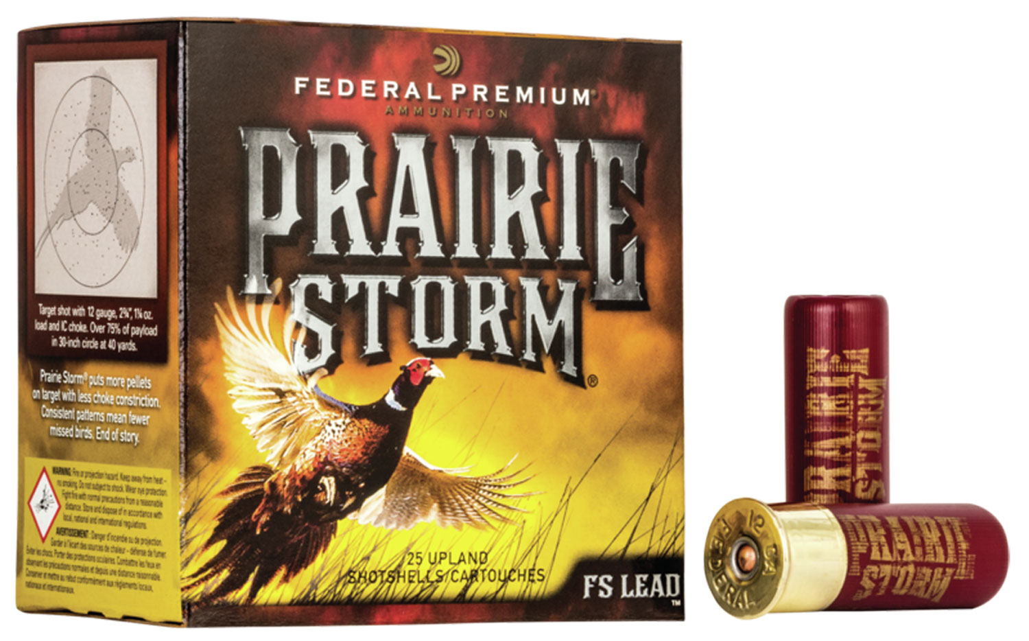 Federal PFX204FS5 Premium Prairie Storm FS 20Gauge 2.75" 1oz 5Shot 25 Per Box/10 Case 3 Federal PFX204FS5 Premium Prairie Storm FS 20Gauge 2.75" 1oz 5Shot 25 Per Box/10 Case