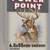 Winchester Ammo X6555 Power-Point 6.5x55Swedish 140gr 20 Per Box/10 Case 2 67573
