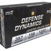Fiocchi 357B Defense Dynamics 357Mag 158gr Jacketed Hollow Point 50 Per Box/20 Case 2 76199