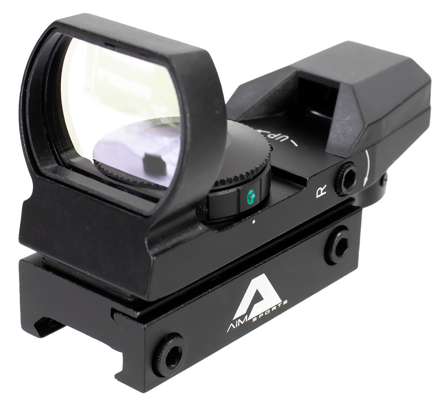 Aim Sports RT403 Reflex Sight Classic Edition Matte Black 1x34mm Red/Green Multi Reticle 3 Aim Sports RT403 Reflex Sight Classic Edition Matte Black 1x34mm Red/Green Multi Reticle