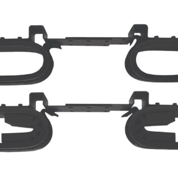 Rugged Gear 10075 Gun Rack Overhead Black Steel Holds 2 Rifle/Shotgun