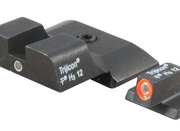 Trijicon 600722 HD Night Sights  Green/Tritium Orange Outline Front Sight-Green Tritium Black Outline Rear Sight Smith & Wesson M&P Shield/M&P Shield Plus