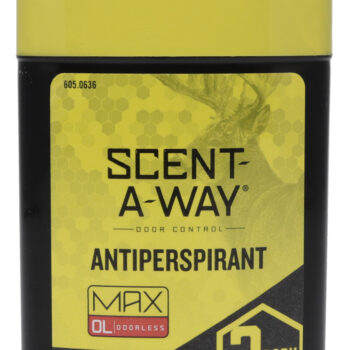 Scent-A-Way 07739 Max Antiperspirant Odor Eliminator Odorless Scent 2.25 oz Stick