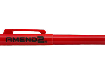 AMEND2 G10 RED SELF-DEFENSE PEN
