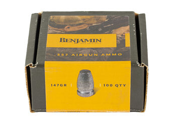 Alternative view of BENJAMIN .357CAL 147GR FLAT PNT PLLT