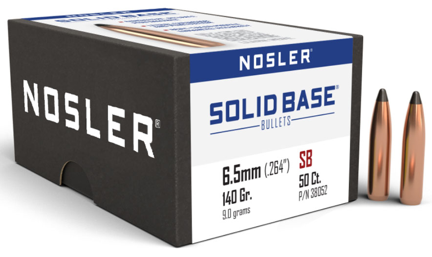 NOS SOLID BASE 6.5MM 140GR SP 50/3 3 NOS SOLID BASE 6.5MM 140GR SP 50/3