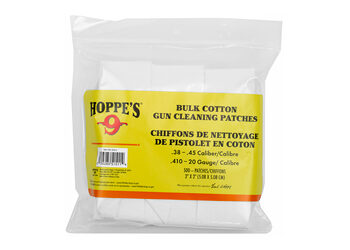 HOPPES CLNG PATCH 38-45CAL 500PK