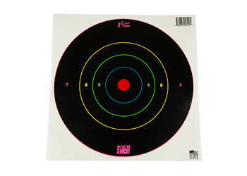 Alternative view of PROSHOT 8" MULTI CLR BULLSEYE 6PK