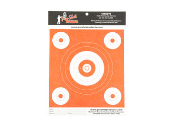 Alternative view of PROSHOT 6" BULLSEYE DAY GLOW ORANGE