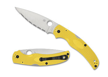 SPYDERCO NATIVE CHF SALT LW YLW SRTD