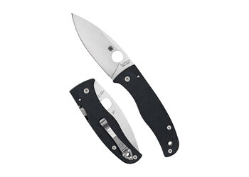 SPYDERCO BODACIOUS CF 3.63" BLK/SLV