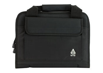 UTG DELUXE DOUBLE PISTOL CASE BLK